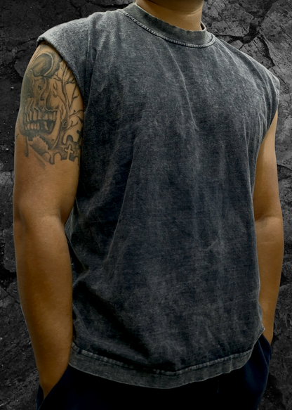 Playera Tank Acid Wash