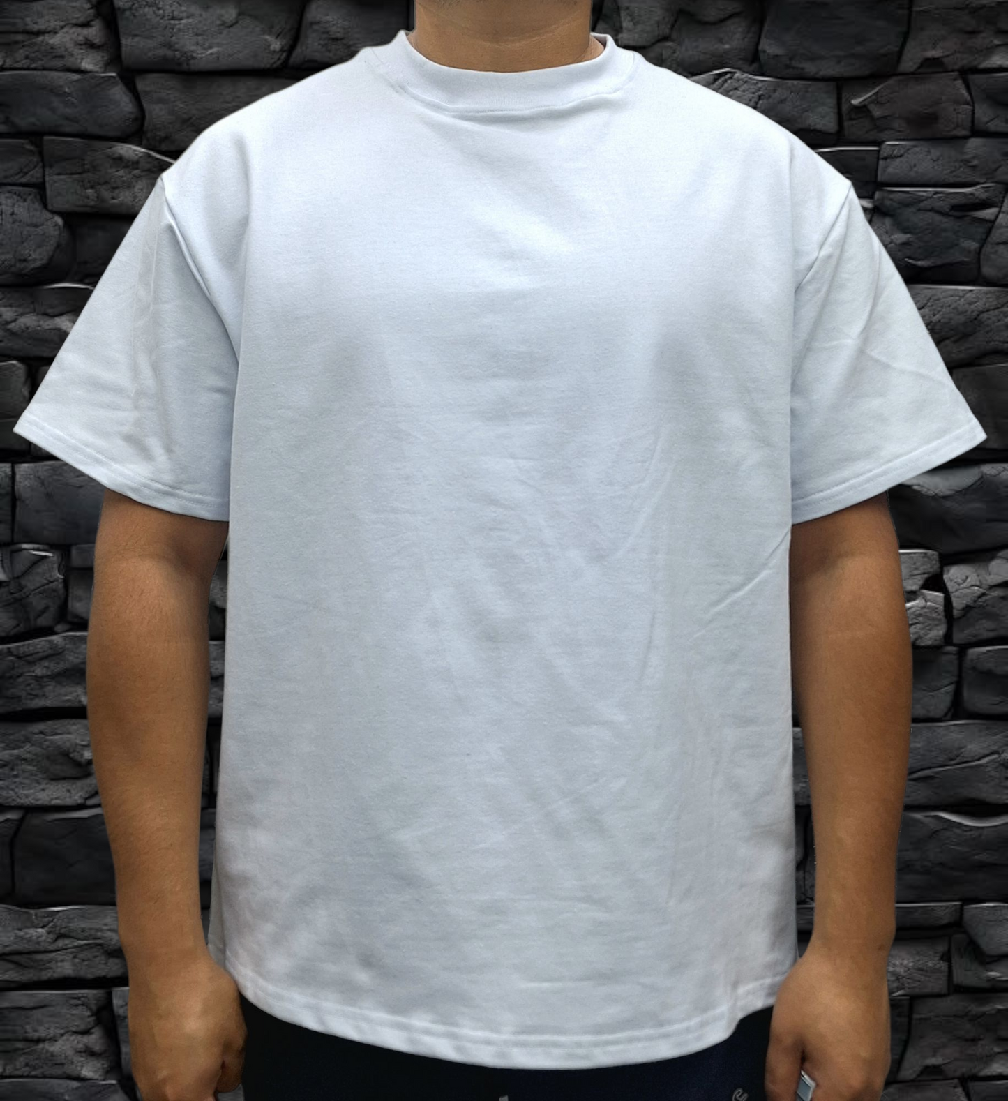 Playera Semi Oversize 240gsm Blanca