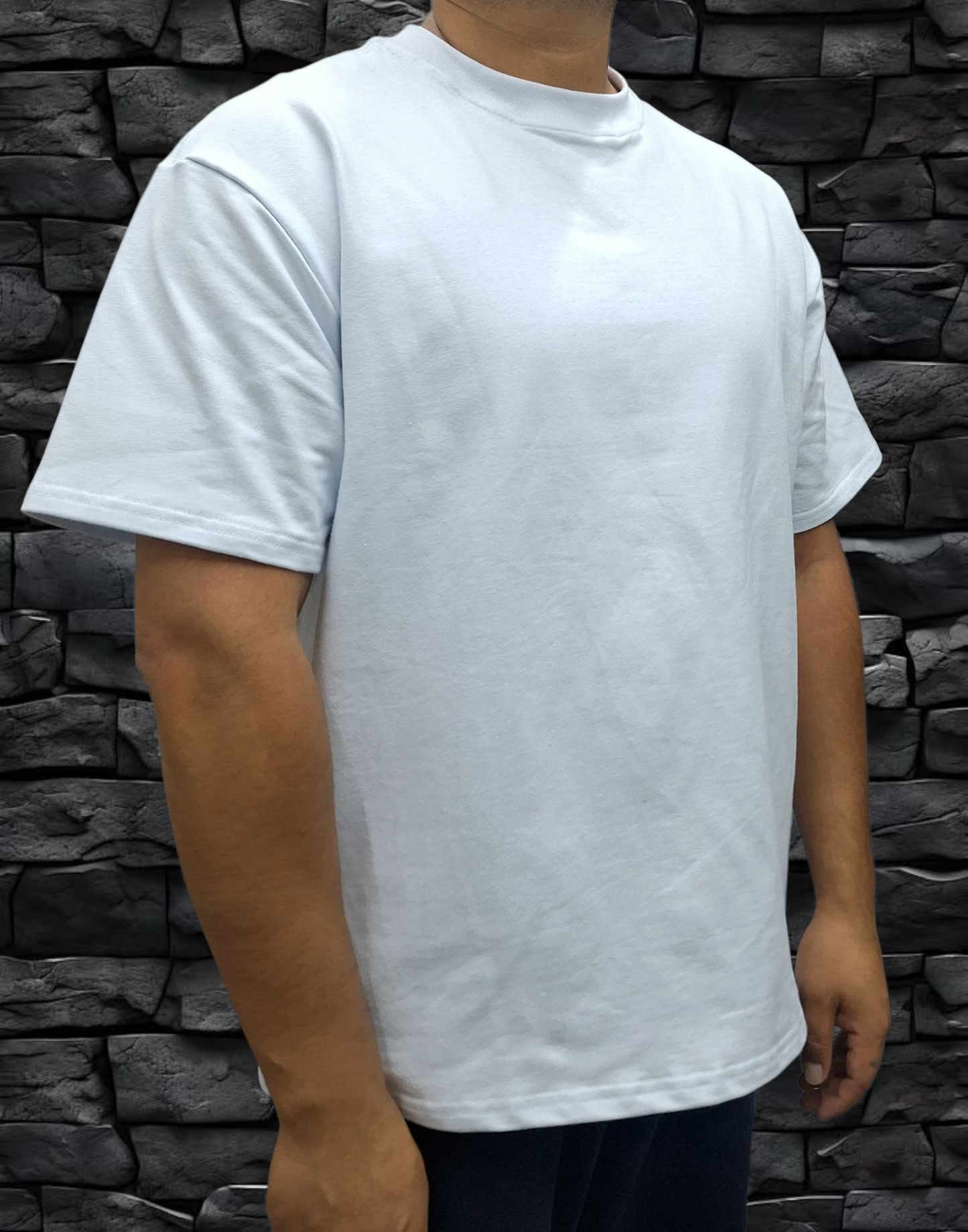 Playera Semi Oversize 240gsm Blanca