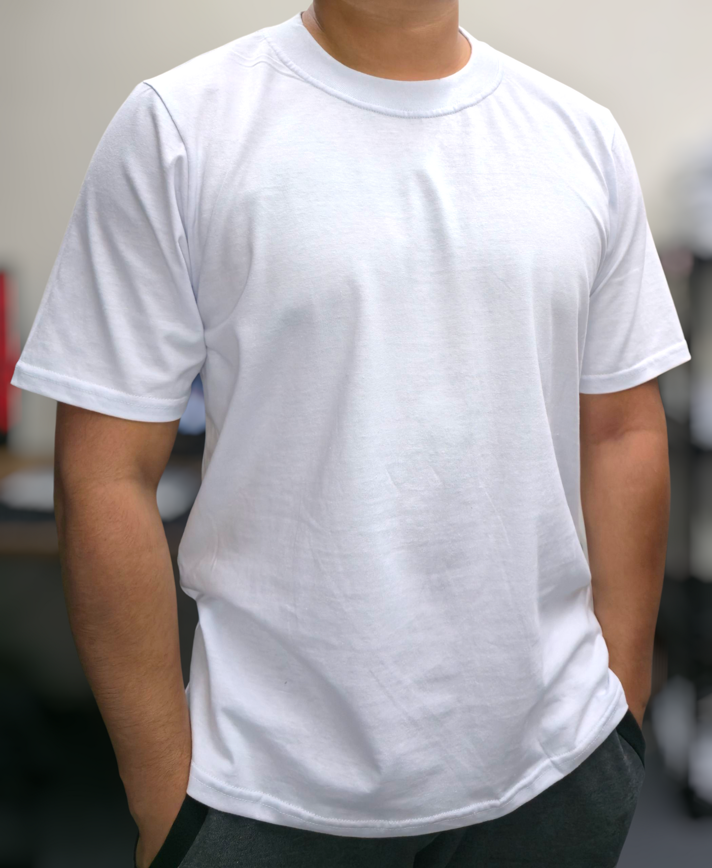 Playera Regular Fit 220 gsm BLANCA