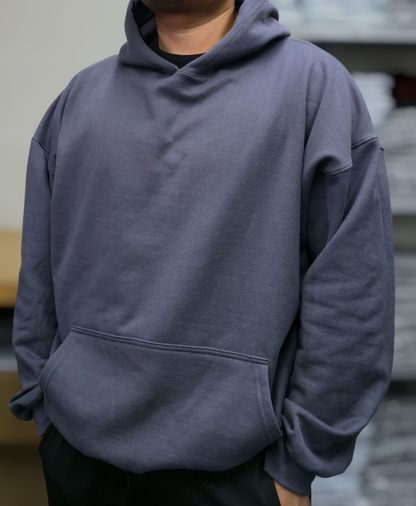 Hoodie Oversize 400 gms GRIS OXFORD