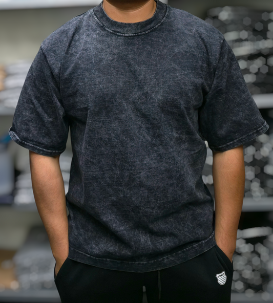 Playera Oversized 300 gms Acid Wash NUEVO MODELO