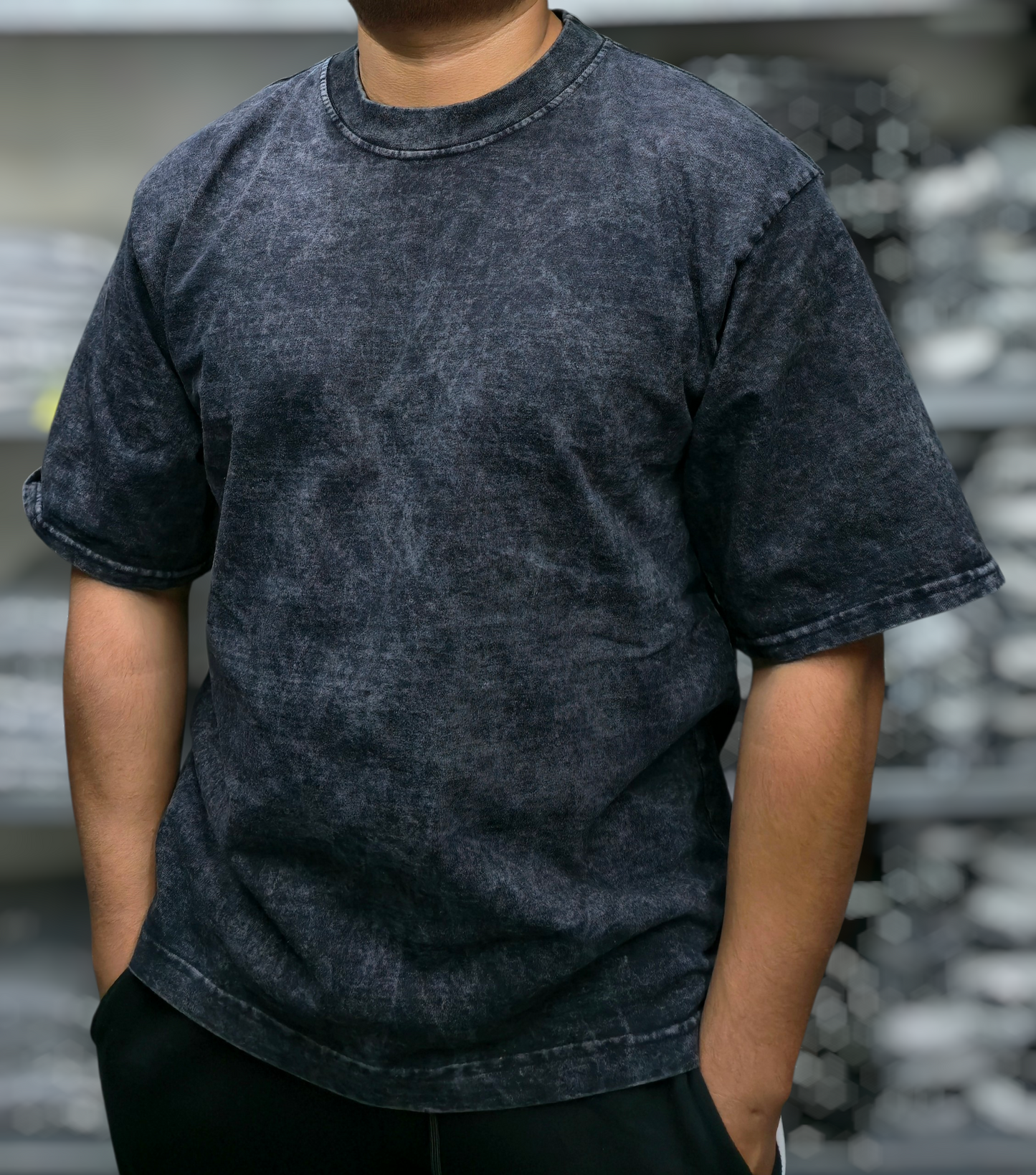 Playera Oversized 300 gms Acid Wash NUEVO MODELO