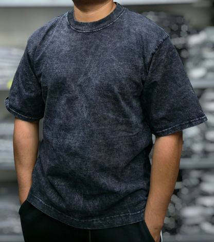Playera Oversized 300 gms Acid Wash NUEVO MODELO