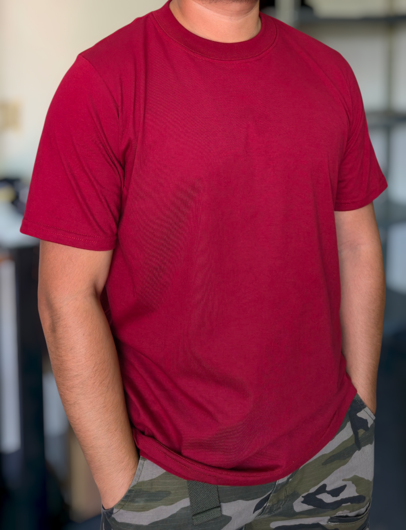 Playera Regular Fit 200 gsm VINO