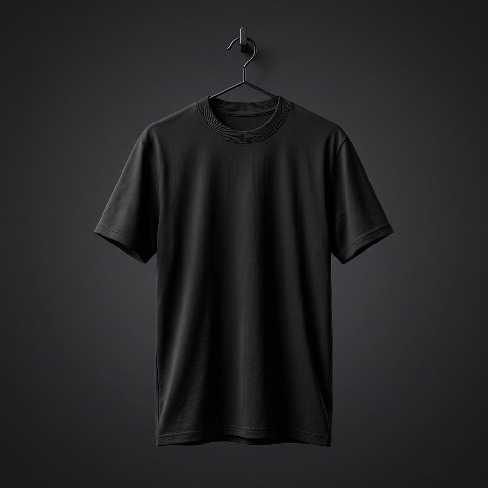 Playera Regular Fit 200 gsm Negra