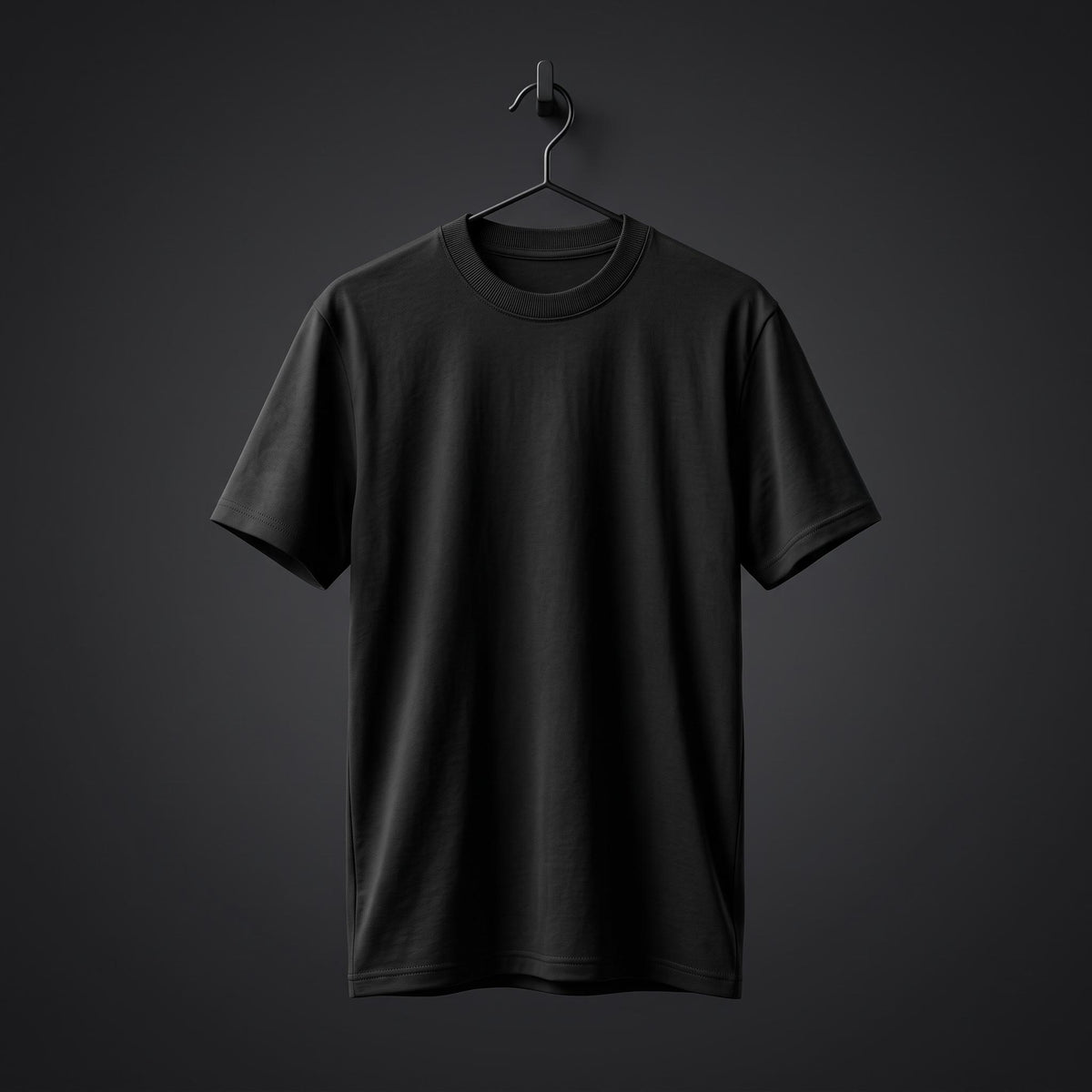 Playera Regular Fit 200 gsm Negra
