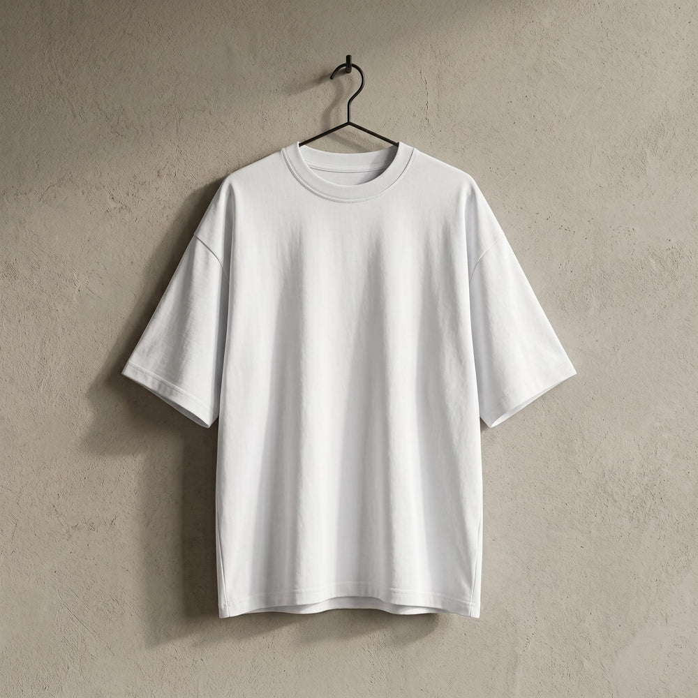 Playera Oversized 240 gsm Blanca