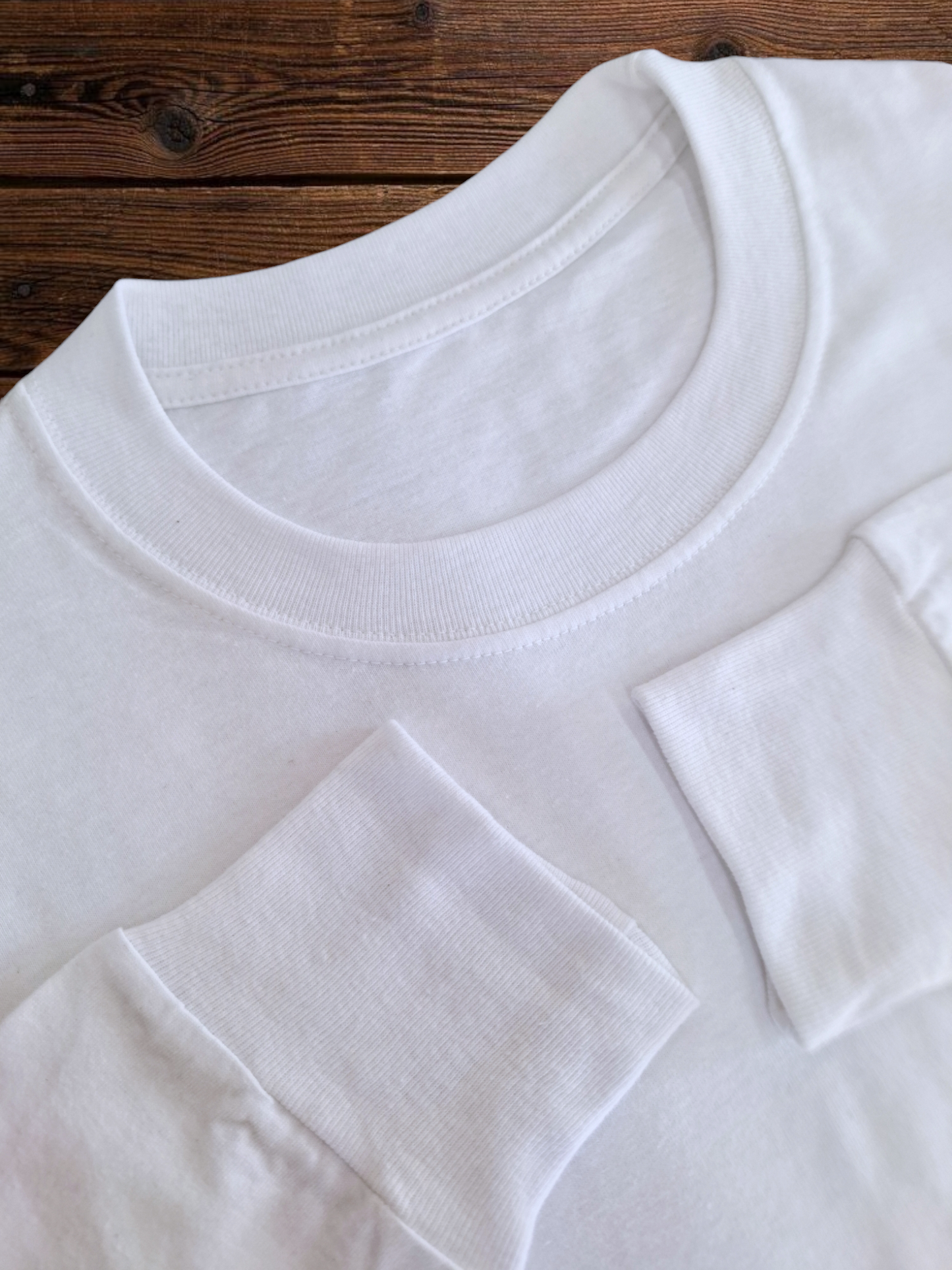 Playera Regular Manga Larga 200gms BLANCA