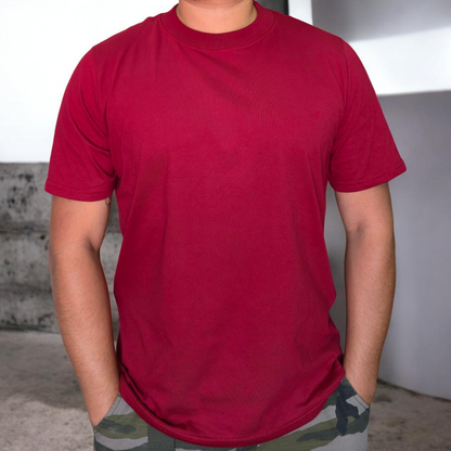 Playera Regular Fit 200 gsm VINO