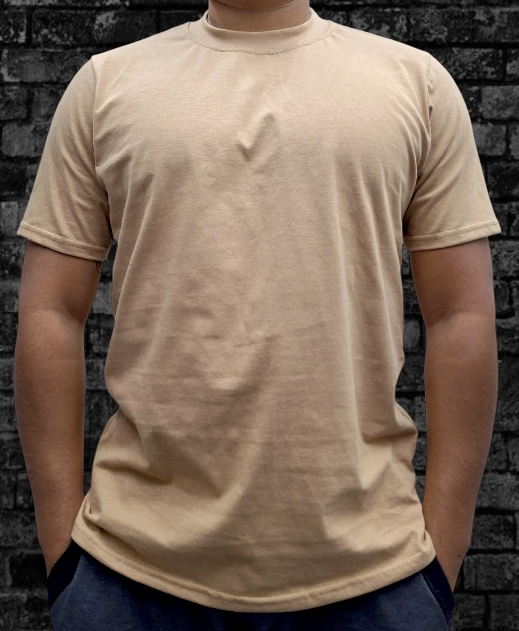 Playera Regular Fit 200 gsm Caqui