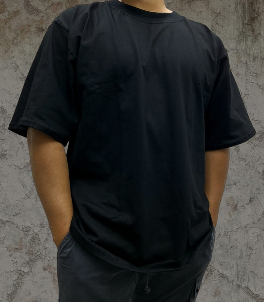 Playera Oversized 220 gsm Negra