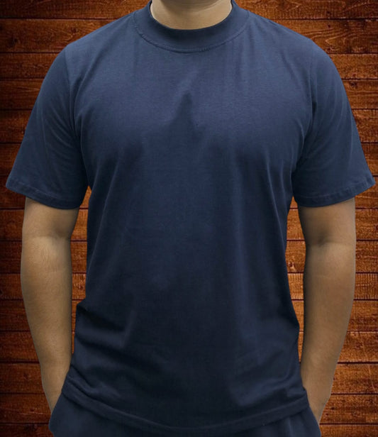 Playera Regular Fit 200 gsm Azul Marino