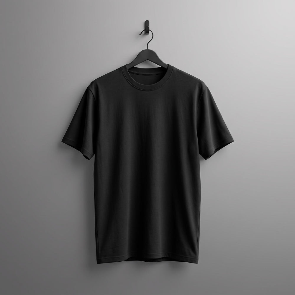 Playera Regular Fit 220 gsm NEGRA