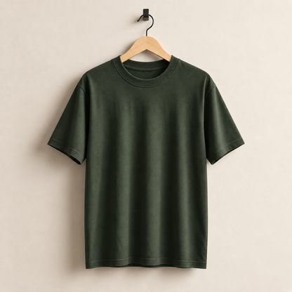 Playera Regular Fit 200 gsm VERDE MILITAR