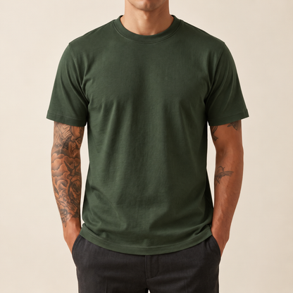 Playera Regular Fit 200 gsm VERDE MILITAR