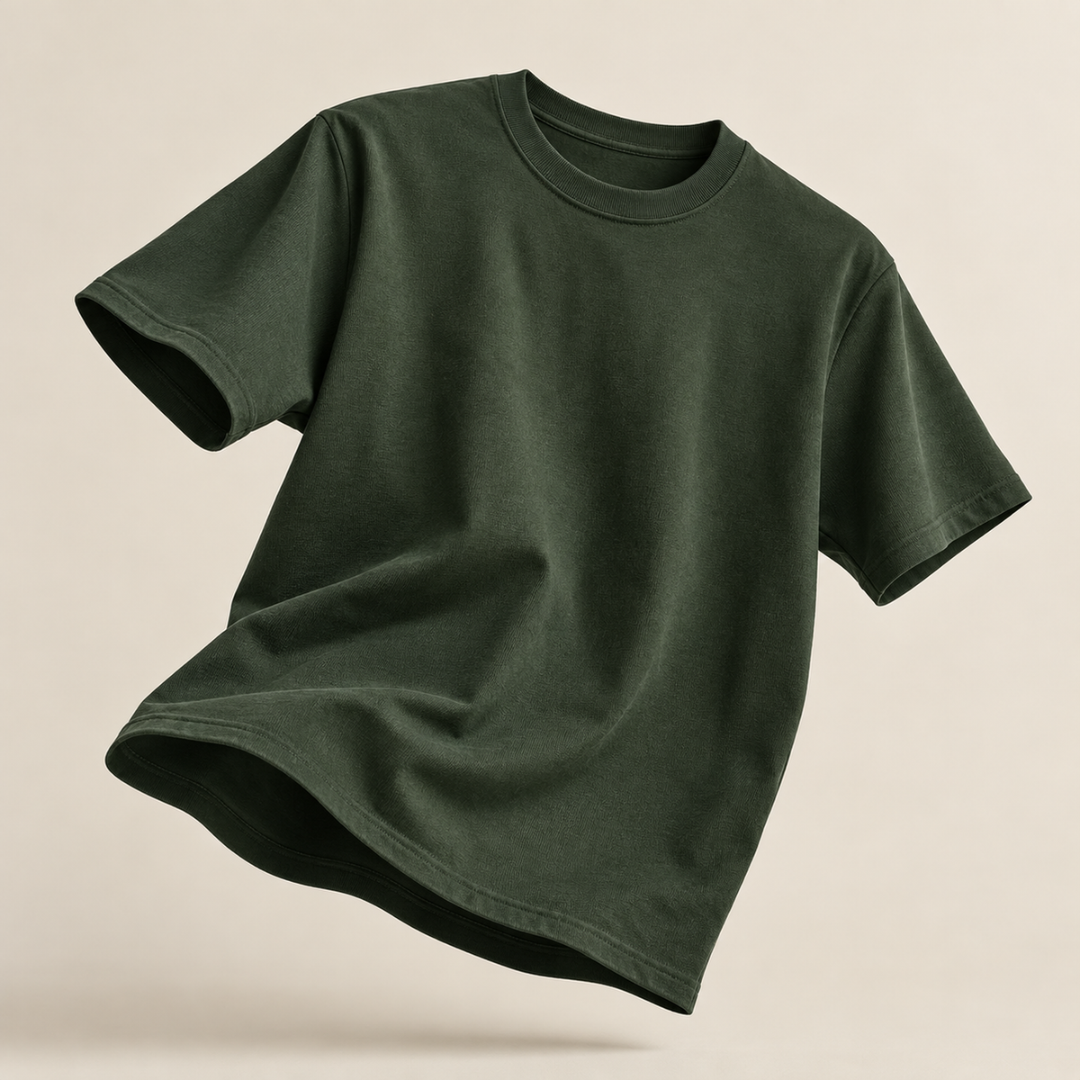 Playera Regular Fit 200 gsm VERDE MILITAR
